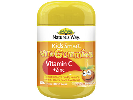 Nature's Way Kids Smart Vita Gummies Vitamin C + Zinc 60's