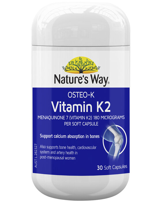 Nature's Way Osteo-K Vitamin K2 180mg 30 Capsules