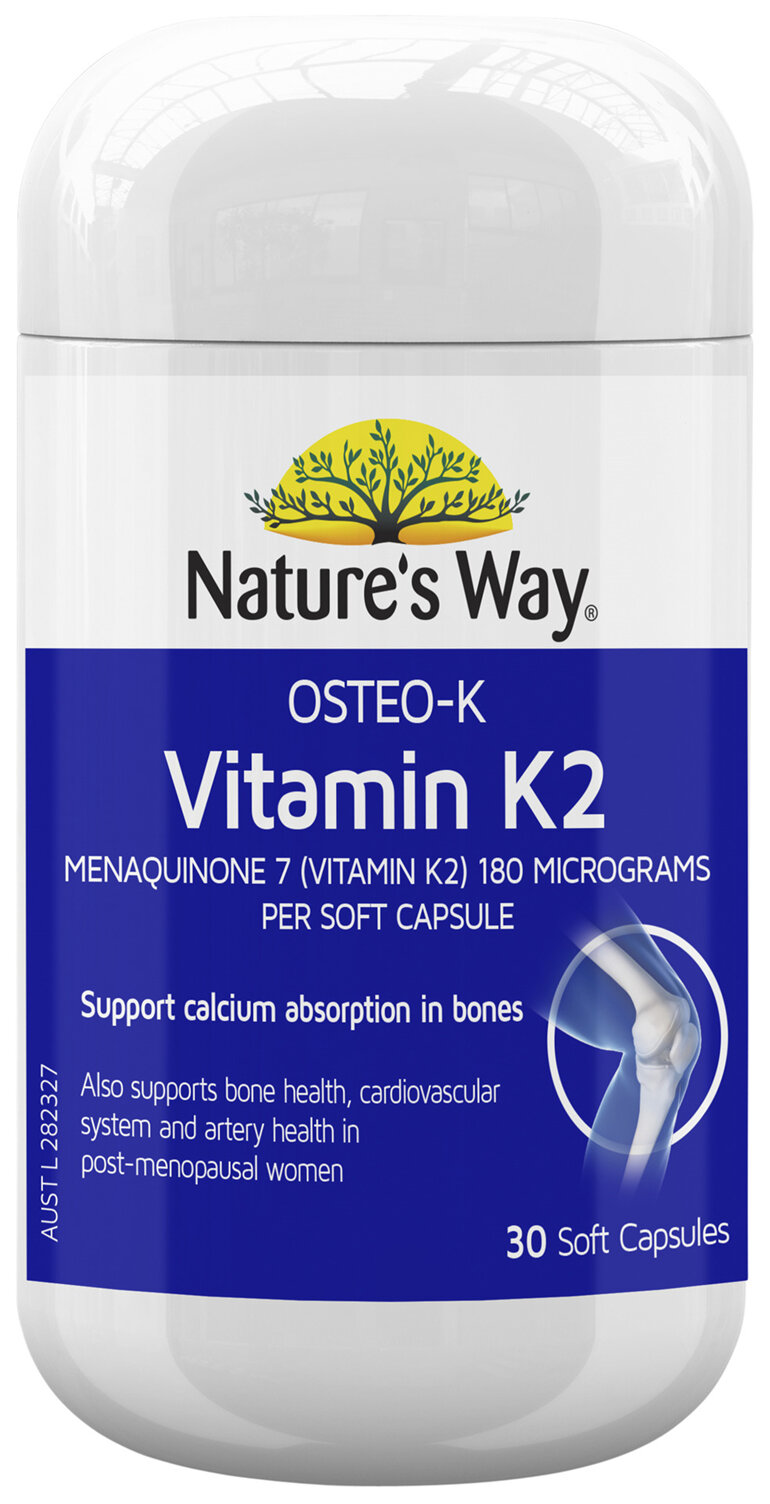 Nature's Way Osteo-K Vitamin K2 180mg 30 Capsules