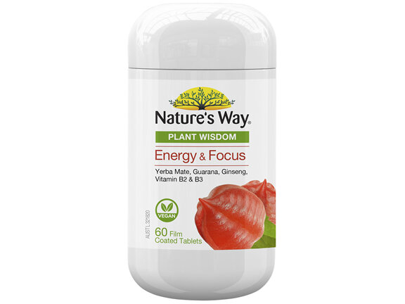 Nature's Way Plant Wisdom Energy 60 Tablets