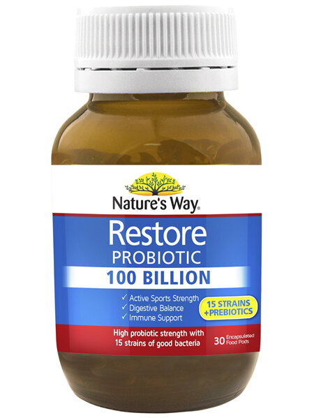 Nature's Way RESTORE PROBIOTIC 100 BILLION 30s