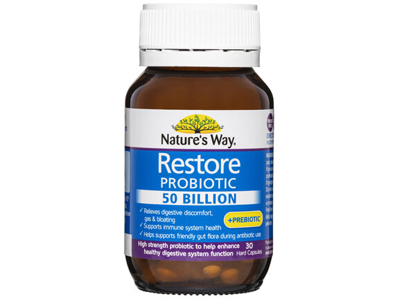 Nature's Way Restore Probiotic 50 Billion 30 Capsules