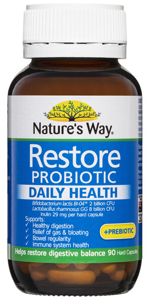 Nature's Way Restore Probiotic Daily Health 90s