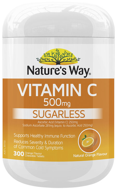 Nature's Way Sugarless Vitamin C 500mg 300s
