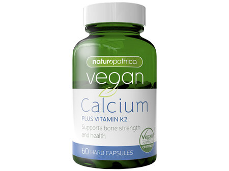 Naturopathica Vegan Calcium Plus Vitamin K2 60 Capsules