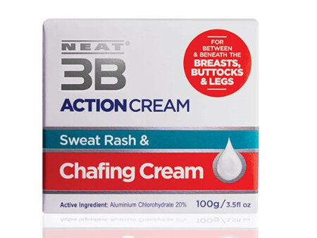Neat 3B Action Cream 100g For Chafing And Sweat Rash