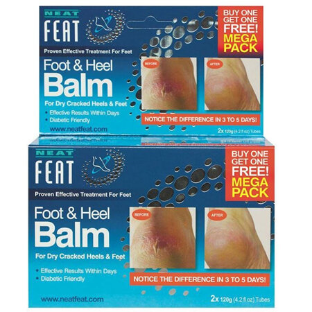 NEAT FEAT Foot & Heel Balm 2 For 1 75g