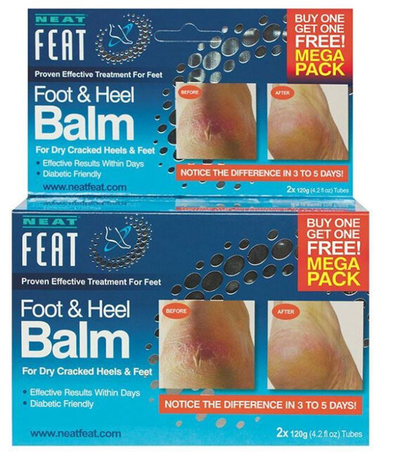 NEAT FEAT Foot & Heel Balm 2 For 1 75g