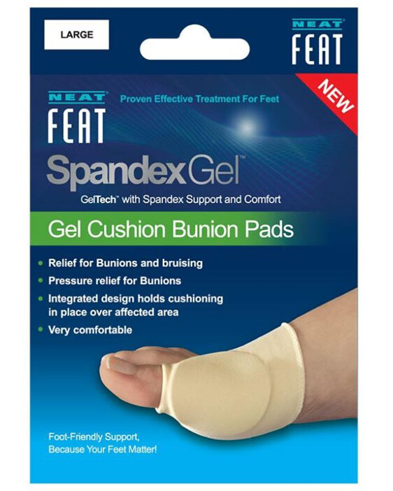NEAT FEAT Spandex Gel Bunion Pad Large