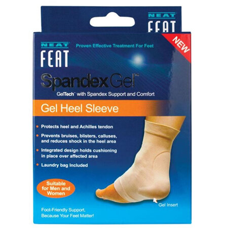 NEAT FEAT Spandex Gel Heel Sleeve Large