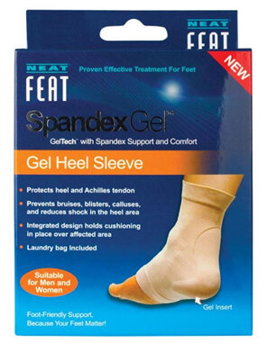 NEAT FEAT Spandex Gel Heel Sleeve Medium