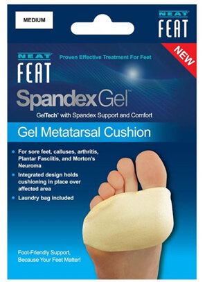 NEAT FEAT Spandex Gel Metatarsal Pad Medium