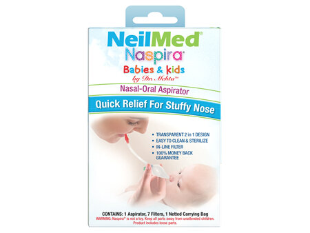 NeilMed® Naspira® Nasal-Oral Aspirator for Babies and Kids