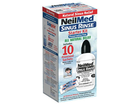NeilMed® Sinus Rinse Starter Kit with 10 Sachets