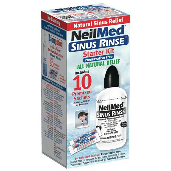 NeilMed® Sinus Rinse Starter Kit with 10 Sachets
