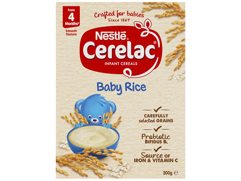 Nestle CERELAC Baby Rice Cereal From 4 Months 200G - Moorebank Day & Night Pharmacy