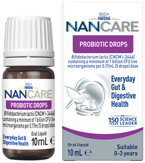 NESTLE NAN CARE Probiotic Drops For Everyday Gut & Digestive Health - 10mL