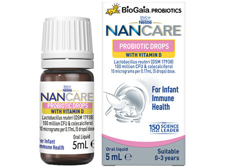 Nestle NAN CARE Probiotic Drops For Infant Immune Health 5mL
