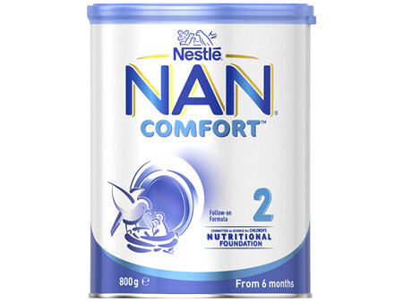 Nestle NAN COMFORT 2 Baby Follow-on Formula Powder, From 6 to 12 Months – 800g