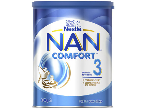 NESTLE NAN COMFORT 3 Toddler 1+ Year Milk Formula 800g