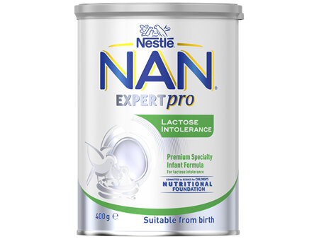 Nestle NAN EXPERTpro Lactose Intolerance Baby Infant Formula From Birth to 12 Months 400g