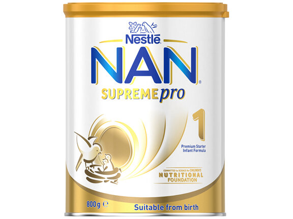 Nestle NAN SUPREMEpro 1, Suitable from Birth Premium Starter Baby Formula Powder - 800g