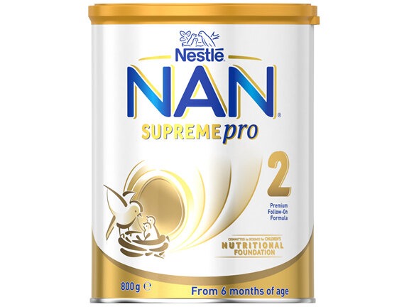 Nestle NAN SUPREMEpro 2, Premium Follow-On Formula 6-12 Months Powder - 800g
