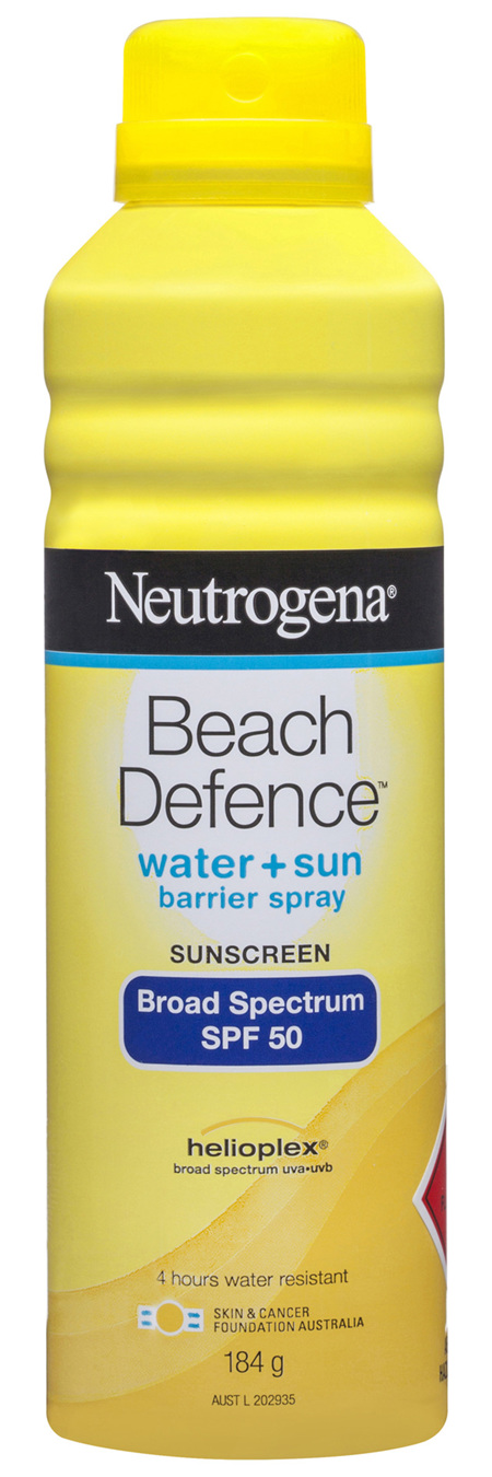 Neutrogena Beach Defence SPF 50 Sun + Water Sunscreen Spray 184g