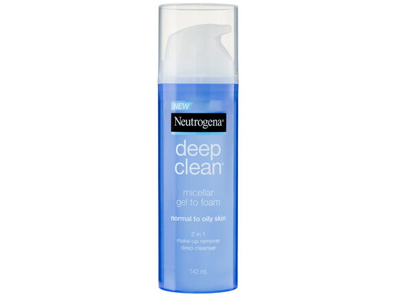 Neutrogena Deep Clean Micellar Gel to Foam Normal To Oily Skin Make-up Remover And Deep Cleanser