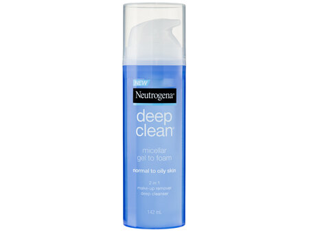 Neutrogena Deep Clean Micellar Gel to Foam Normal To Oily Skin Make-up Remover And Deep Cleanser
