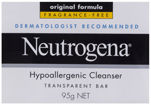 Neutrogena Hypoallergenic Cleanser Transparent Bar 95g