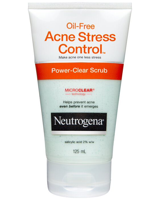Neutrogena Oil-Free Acne Stress Control Power-Clear Scrub 125 mL