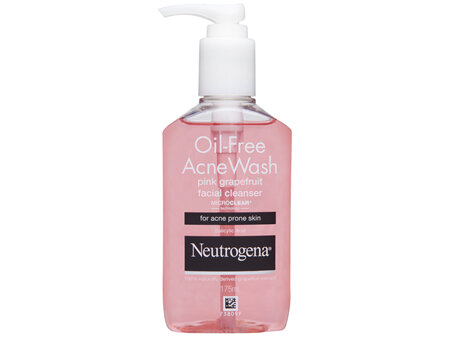 Neutrogena Oil Free Acne Wash Pink Grapefruit Facial Cleanser 175ml