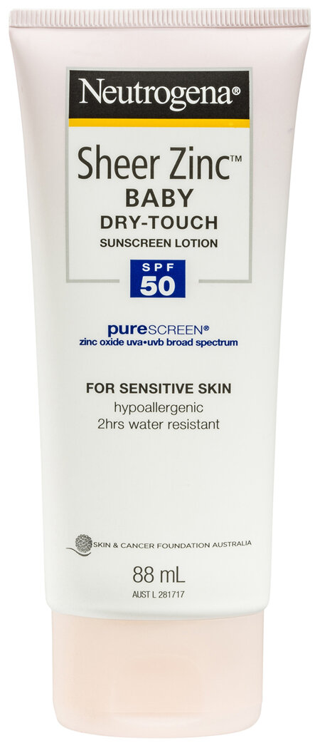 Neutrogena Sheer Zinc Baby Dry-Touch Sunscreen Lotion 88mL