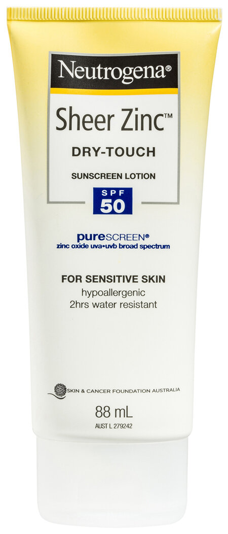 Neutrogena Sheer Zinc Fragrance Free Dry-Touch Sunscreen Lotion SPF 50 88ml