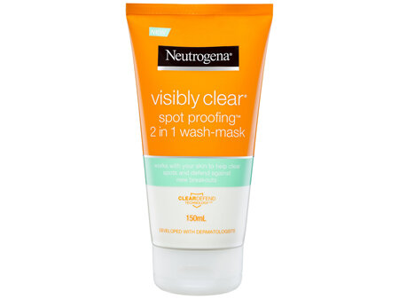 Neutrogena Visibly Clear Spot Proofing 2 in 1 Wash-Mask 150mL