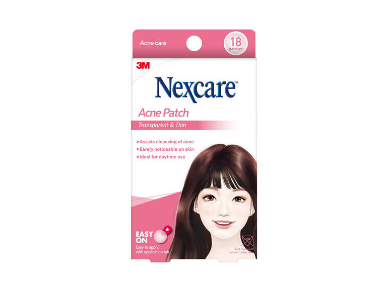 Nexcare Transparent & Thin Acne Patch 18s