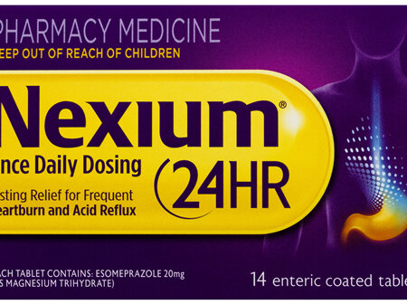 Nexium 24HR Once Daily Dosing 14 enteric coated tablets