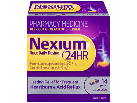 Nexium 24HR Once Daily Dosing 14 Mini Capsules