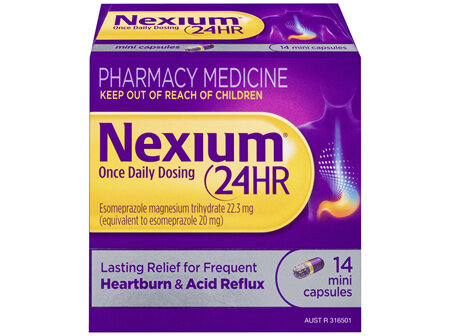 Nexium 24HR Once Daily Dosing 14 Mini Capsules