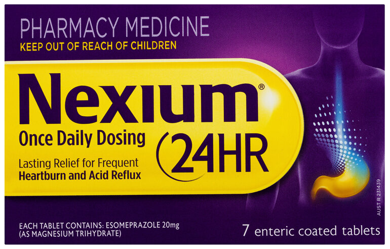 Nexium 24HR Once Daily Dosing Tablets 7 Pack