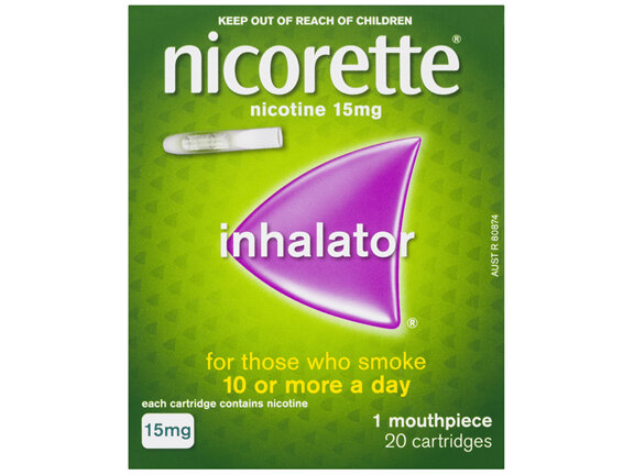 Nicorette Quit Smoking Nicotine Inhalator 20 Pack