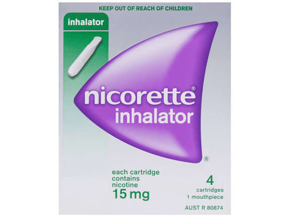 Nicorette Quit Smoking Nicotine Inhalator 4 Pack