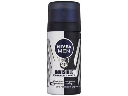 NIVEA Black & White Invisible Original Mini Deodorant 35mL