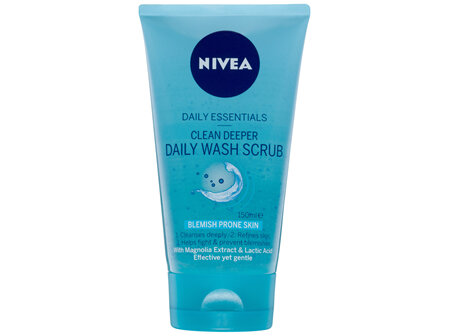 NIVEA Daily Essentials Clean Deeper! Face Wash Scrub 150ml