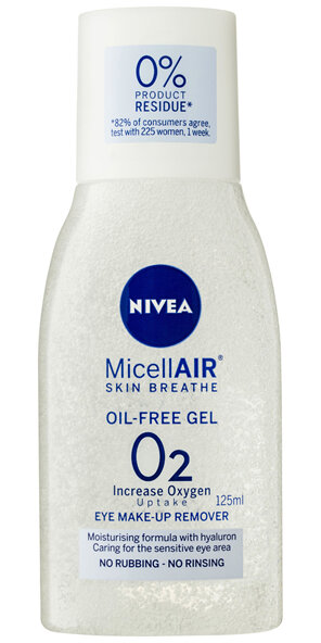 NIVEA Daily Essentials Micellar Eye Make-Up Remover Gel 125ml