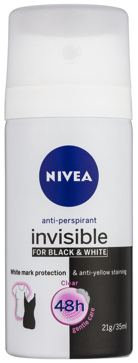 NIVEA Deodorant Invisible Black & White Clear 35mL