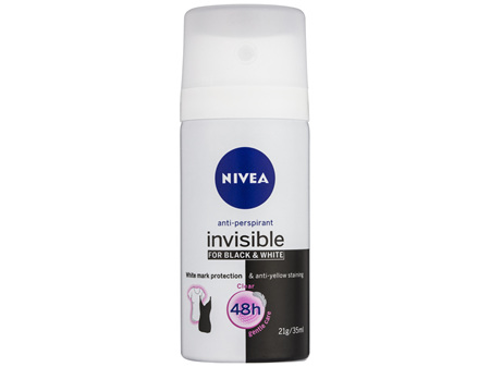 NIVEA Deodorant Invisible Black & White Clear 35mL