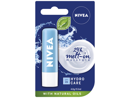 NIVEA Hydro Care Lip Balm SPF15 4.8g