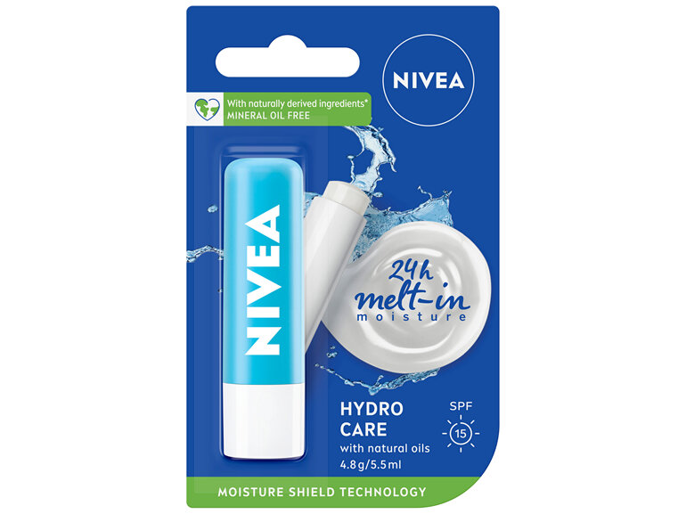 NIVEA Hydro Care Lip Balm SPF15 4.8g